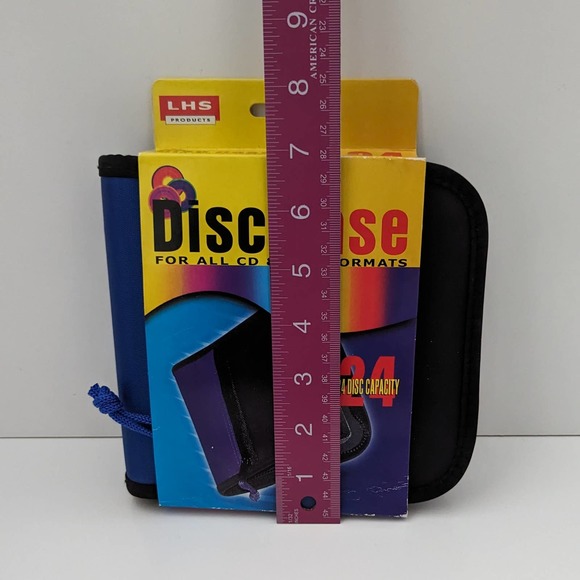 Black & Blue LHS Disc Case, 24 Capacity (for CD’s and DVD’s) - Movies, Games - Picture 7 of 7